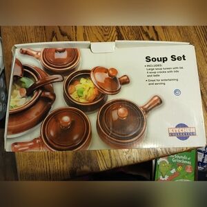 Kitchen Collection Brown Soup Set